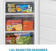 View Bomann Gefrierschrank 85L Nutzinhalt, Gefrierschrank klein mit 3 Schubladen, wechselbarer Türanschlag, Freezer mit 4 Sterne-Kennzeichnung, leise & image 2