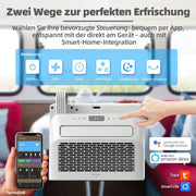 View BE COOL BC5CSKL26 3in1 Mini Split Klimaanlage 5000 BTU mit WiFi, App-Steuerung, Kühlen, Lüften, Entfeuchten, 24h Timer, Schlafmodus, für Räume bis 12 image 3