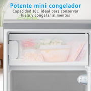 View Midea Nevera pequeña 113L con Congelador - Mini frigorífico pequeño para la Habitación/Caravana/Camping - Mini Bar Bajo Consumo - Frigorifico Bajo image 3