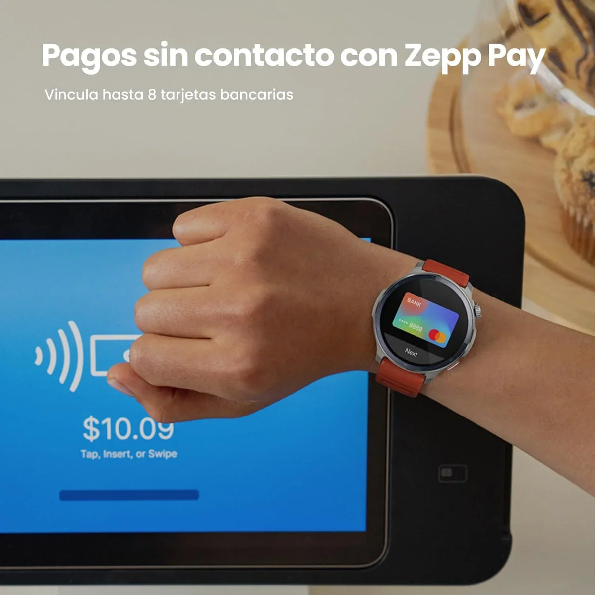 Amazfit Balance 2 Reloj Inteligente Hombre 47mm, Pantalla AMOLED 1,5" Cristal de Zafiro, smartwatch con NFC, GPS, batería de 21 días, 170+ Modos