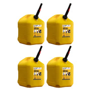 View 5 Gallon Diesel Can Fuel Container w/ Auto Shut Off (4 Pack) image 1
