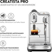 View Nespresso Creatista Pro Kaffeemaschine von Sage, Edelstahl, Brushed Stainles Steel image 2