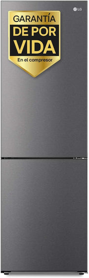 View LG GBP61DSXGC - Frigorífico Combi No Frost, Congelador, Compresor Smart Inverter, Color Inox Antihuellas, 186 cm, 341 l image 1