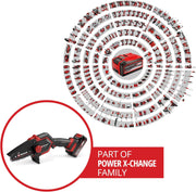 View Einhell Akku-Astkettensäge GE-PS 18/15 Li Bag Kit Power X-Change (18 V, Brushless, 12,5 cm Schnittlänge, inkl. 2,5 Ah Akku, Ladegerät, Ersatzkette, image 2