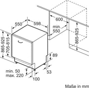 View Siemens SX95EX12CE, iQ500 Smarter Geschirrspüler, Vollintegrierte Spülmaschine, 60 cm, Made in Germany, XXL, Besteckschublade, Extra leise, varioSpeed image 6