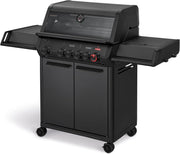 View Enders Gasgrill Monroe Pro 4 SIKR Turbo Shadow inkl. Seargrate, 4-Brenner, mit Kocher, Infrarot-Heckbrenner, PanoVision Sichtfenster, Gussrost, image 1