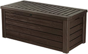 View 150 Gallon Resin Large Deck Box-Organization and Storage for Patio Furniture, Outdoor Cushions, Garden Tools and Pool Toys, Brown image 1