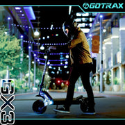 View 2026 Gotrax GX3 Patinete Eléctrico Todoterreno – Doble Motor Potente, Velocidad Máxima 64 km/h, Neumáticos Todoterreno image 3