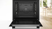 View Bosch - Horno multifunción pirolítico, 60 cm. de ancho, Serie 6, Home Connect, 3D Hotair, Autolimpieza, Mandos ocultables, Nergo, HBG578ES7 image 5