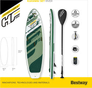 View Hydro-Force SUP, aufblasbares Stand Up Paddle Board, komplettes Set, mehrere Stile, Größen, 2,4 m, 3,4 m, 3,8 m, 3,8 m, 3,8 m, 3,8 m image 3