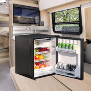 View Smad 85L Kompressor Kühlschrank 12V, 12V Camping Kühlschrank, für Caravan, 6L Gefrierschrank, Schwarz image 5