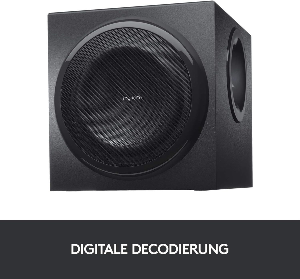 Logitech Z906 5.1 Sound System, Lautsprecher mit 1000 Watt Surround Sound, THX, Mehrere Audio-Eingänge, Fernbedienung, EU Stecker, PC/PS4/Xbox/Stereo-