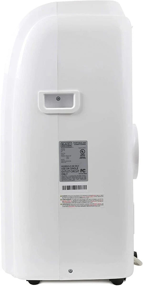 14,000 BTU Portable Air Conditioner with Heat and Remote Control, White