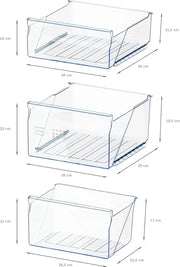 View Bosch GTV15NWEB - Congelador de montaje libre (serie 2-83 L, 3 cajones de congelación, 85 x 56 cm), color blanco image 3