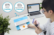View Plustek Foto-Scanner – ePhoto Z300 German Design Award 2018, scannt 4x6 Fotos in 2 s, automatische Ausrichtung und CCD-Sensor. Unterstützt Mac und PC. image 3