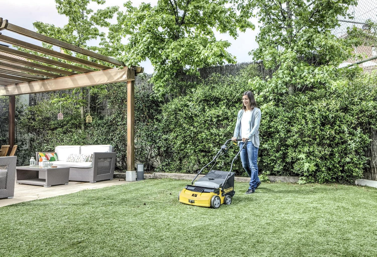 Garland Roll&Comb 502E-V19 - Peinadora/Barredora césped artificial eléctrica enchufable - 1.600 W de potencia, 15'6 kg de peso, ancho de trabajo 40 cm