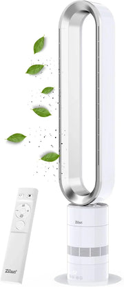 View Zilan Turmventilator energiesparender BLDC Motor mit Fernbedienung Ventilator energiesparend oszillierend sehr leise Design Standventilator 10 Stufen image 1