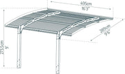View Canopia by Palram Carport Arizona 5000 en policarbonato, Aluminio Robusto e Inoxidable Que Protege el Coche de la luz Solar image 2
