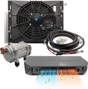 View Elektrische Klimaanlage 12 V Unter-Armaturenbrett-Klimatisierungs-Kit 12 Volt Universal-Auto-Klimaanlage Geeignet für Van, Auto, Wohnmobil, LKW, Boot, image 1