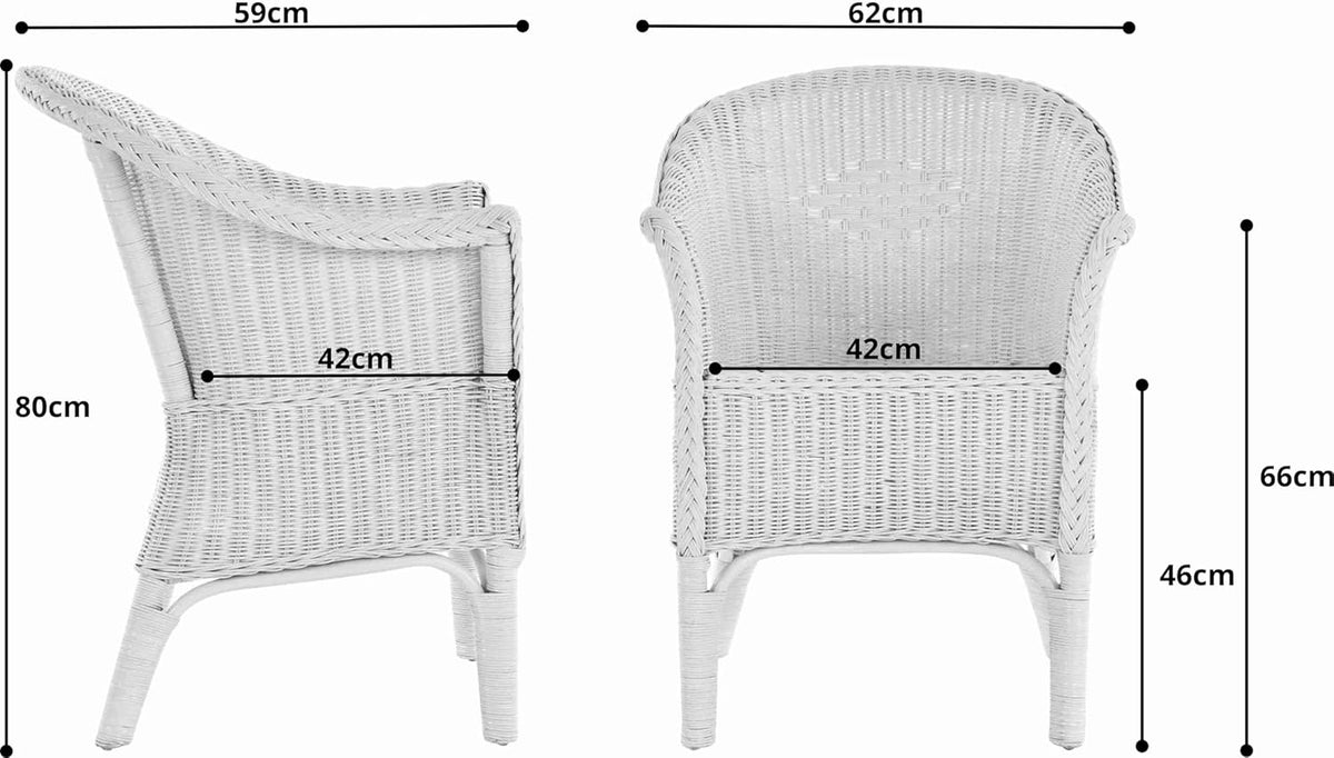 Rattan-Sessel Natur/Esszimmersessel Korb-Sessel/Rattanmöbel Rattansessel Rattanstuhl mit Armlehnen Lounge Flechtsessel (Natur)