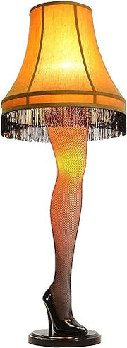 View 45" Christmas Deluxe Leg Lamp, Multicolor image 1