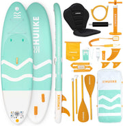 View HUIIKE Tabla Paddle Surf Hinchable con Accesorios Incluidos, Remo, Quillas, Inflador. Stand Up Paddle Board Gran Estabilidad y Resistencia. 305 x 84 x image 1