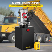 View 12 qt. 12-Volt 3200 PSI Hydraulic Power Pump Electric Dump Trailer Pump with Steel Reservoir for Car Lift. image 2