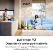 View Dyson Purifier Cool PC1 chłodzący oczyszczacz powietrza o dużej mocy (Biały/Biały) image 2