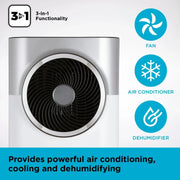 View Aire Acondicionado Móvil 3 en 1 Black+Decker BXAC40008GB 12000 BTU Blanco image 3