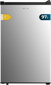 View Cecotec Congelador Vertical Sobremesa 97 L Bolero CoolMarket TF 97 Inox, Clase Energética E, Diseño compacto, Puerta reversible, 3 Cajones, Medidas image 1