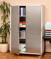View Seville Classics UHD16238 Mega armario , 121,9 x 60,9 x 182,9 cm, soporte de metal con revestimiento en polvo, gris image 2