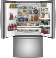 View 2025 Refrigerador French Door GE Profile Series ENERGY STAR de 27.7 pies cúbicos, resistente a huellas dactilares, con llenado automático manos libres image 3