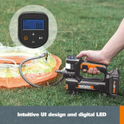 View 20V MAX Cordless Multi-Function Air Pump Inflator (1 x 2.0aH Battery and 1 x Charger Included) - Black image 3