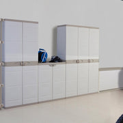 View Plastiken Titanium Cabinets, Plastic, Beige, 70x44x176 cm image 2