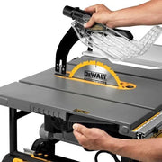 View 10 Inch Table Saw, 32-1/2 Inch Rip Capacity, 15 Amp Motor, With Rolling image 3