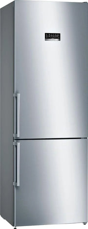 View Bosch Serie 4 - Frigorífico combinado, NoFrost, alto 203 x ancho 70 cm, 438 L, Tecnología VitaFresh, Blanco - KGN49XIDQ image 1