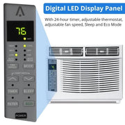 View Window Air Conditioner With Reusable Filter & Controls, 6000 BTU 115V~, Suitable for 250 Sq.Ft image 4