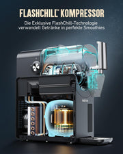 View INOVIVA Slush Maschine 2.6L, kein Eis erforderlich, Slushie für Zuhause mit Selbstreinigung, 5 voreingestellte Modi, Slushies, Milchshakes, Frappés & image 2