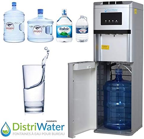 Dispensador de agua fría o caliente. Fuente de agua con asa ergonómica, todo tipo de garrafas, para agua caliente y fría, para la oficina y la casa,