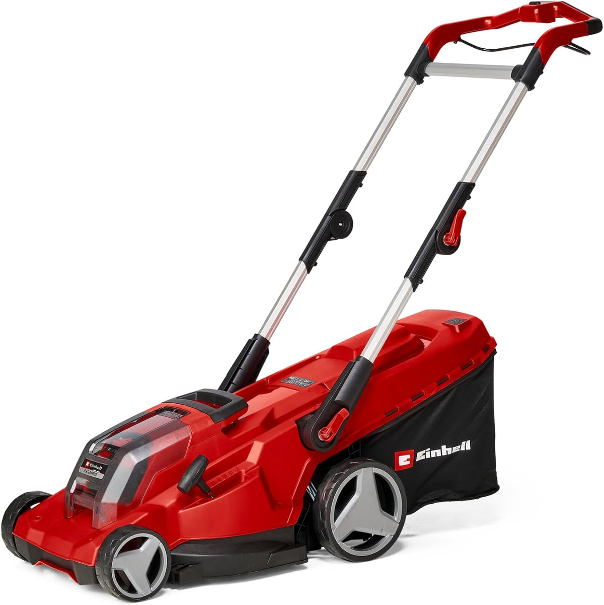 Einhell Akku-Rasenmäher RASARRO 36/42 Kit Power X-Change (36V, 42 cm Schnittbreite, bis 725 m², Brushless, 50L Fangkorb, Mulchfunktion, inkl. 2x 5,2Ah