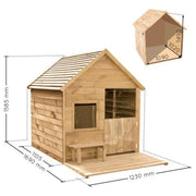 View Casita Infantil De Madera Con Banco Heidi Soulet image 3