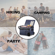 View 12 Volt 37 Qt. Portable Car Refrigerator, Car Freezer for Outdoor, Camping, Travel, RV,APP Control image 4