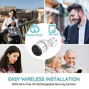 View 3G/4G LTE Outdoor Solar-Powered Celluar Security Camera, Wirefree Rechargeable Battery Camera System image 2
