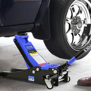 View 4-Ton Floor Jack, Low Profile Car Jack, Heavy-Duty Trolley Jack Car Lift with Dual Pump Pistons, Lifting Range 4"-21", 8000LBS image 3