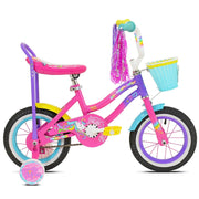 View 12 inches Unicorn Bike,Pink and Purple image 2