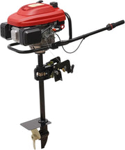 View 4 Stroke 4HP Outboard Motor, 4 Stroke 55CC Jet Pump Boat Engine w/Wind Cooling CDI System for Rubber Boats, Wooden Boats, Fishing Boats, etc, 5500 rpm image 2
