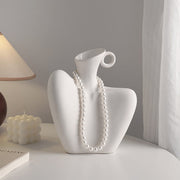 View Modern Abstract Ceramic Decorative Vase for Tabletop Home Decor image 2