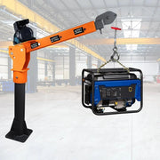 View 1100lb Folding Dismountable Household Hoist Truck Crane with Electric Hoist (110V) – 880lb Pulling Force, Jib Cranes for Factory, Warehouse, image 1