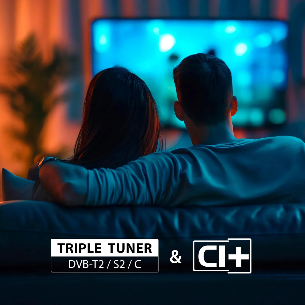 DYON Smart 40 VX-2-40 Zoll (100 cm) Full-HD Smart TV mit HD Triple Tuner (DVB-C/-S2/-T2), App Store, Prime Video, Netflix, YouTube, DAZN, Disney+,