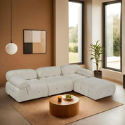 View Bubble Beige L1 Ecksofa - Weiss image 3
